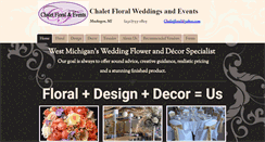 Desktop Screenshot of chaletfloral.net